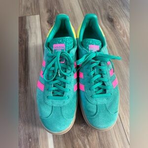 Adidas Gazelle Bold Green/Pink/Yellow